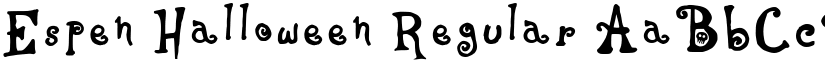 Espen Halloween Regular font