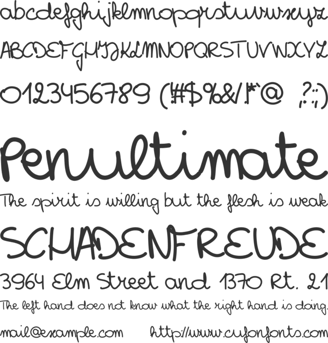 RGSpiesje font preview