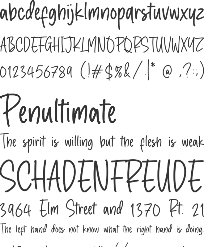 Crystal Angles font preview