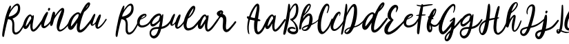 Raindu font download