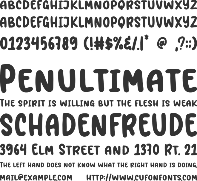 Baby Pumpkin font preview