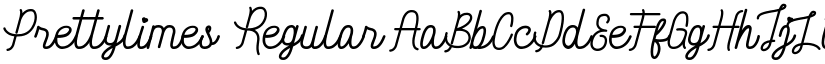 Prettylimes Regular font