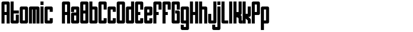 Atomic font