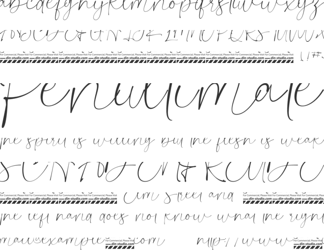 Fiosthic Personal Use font preview