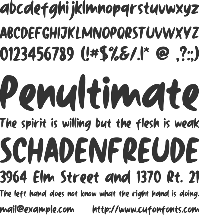 Black Archer font preview