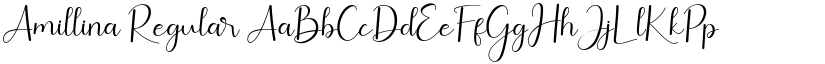 Amillina Regular font