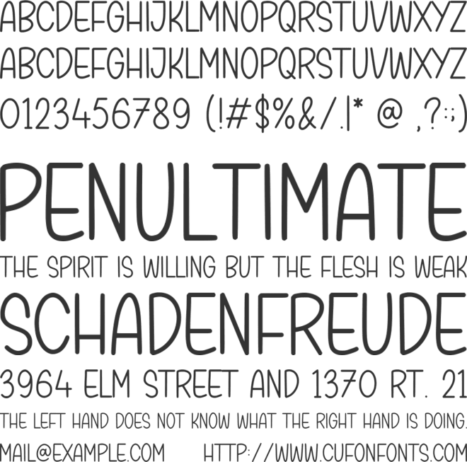 GOLDSTICK font preview