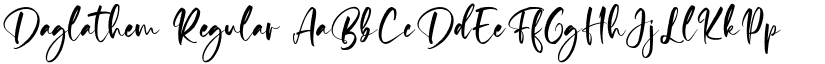 Daglathem Regular font