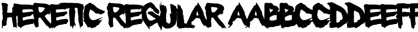 Heretic Regular font