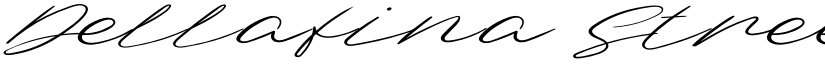 Dellafina Street High Italic Regular font