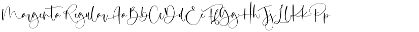 Margenta Regular font