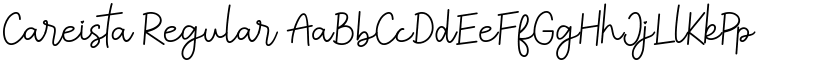 Careista Regular font