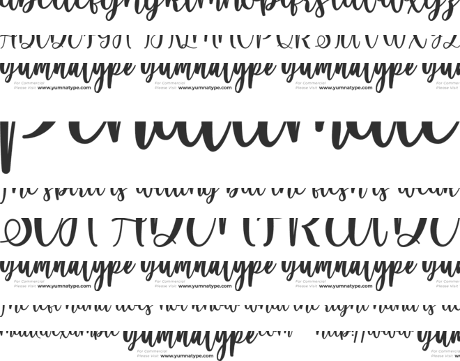 Somalia Personal Use font preview