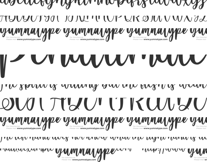 Somalia Personal Use font preview