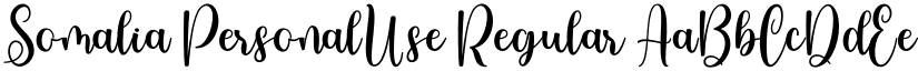 Somalia Personal Use Regular font