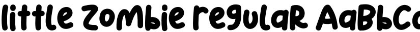 Little Zombie font download