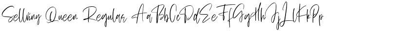 Sellviny Queen Regular font