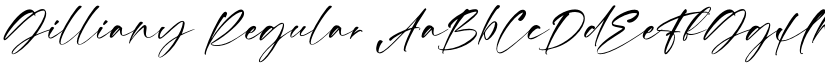 Gilliany Regular font