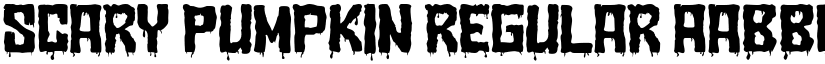 Scary Pumpkin Regular font