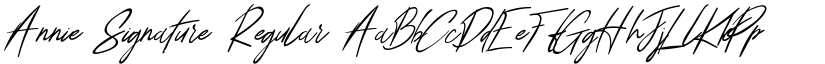 Annie Signature font download