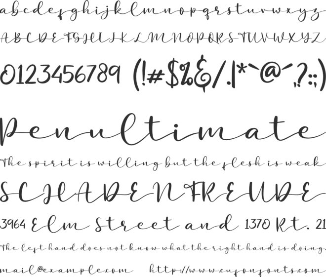Soulwave - Personal Use font preview