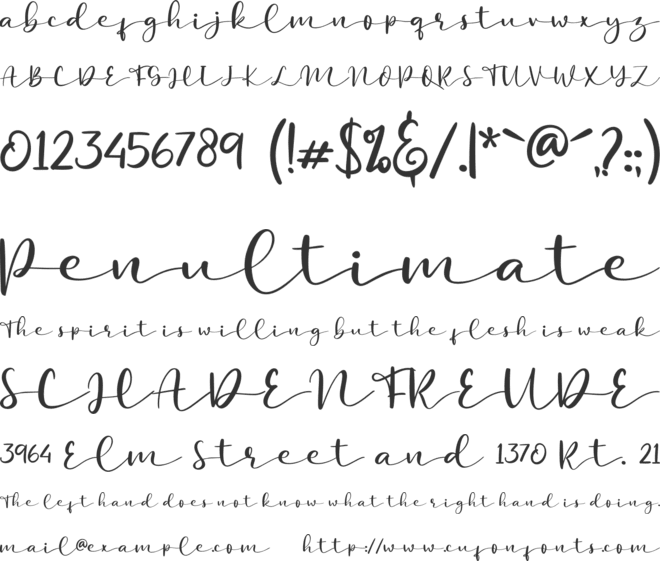 Soulwave - Personal Use font preview