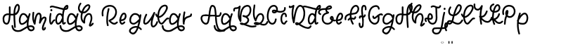 Hamidah font download