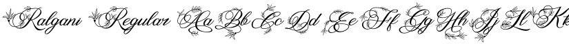 Ralgani Regular font