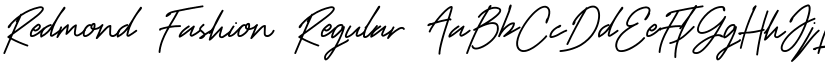 Redmond Fashion Regular font