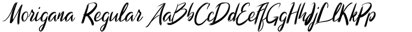 Morigana Regular font