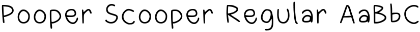 Pooper Scooper Regular font