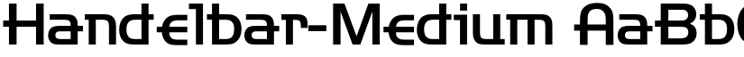 Handelbar font download