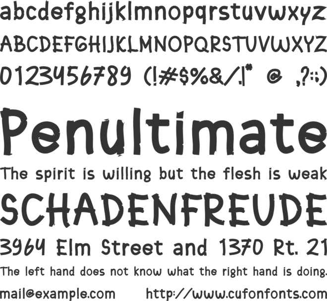 Stars Mounth font preview