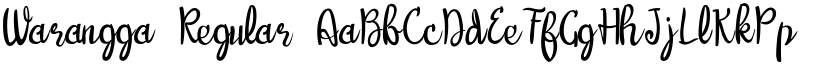 Warangga Regular font