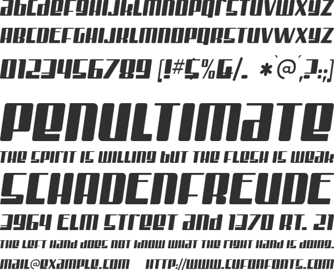 Mister Firley font preview