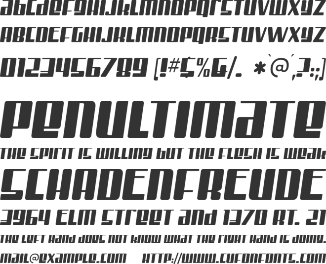 Mister Firley font preview