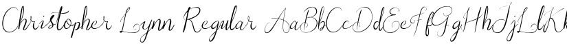 Christopher Lynn font download