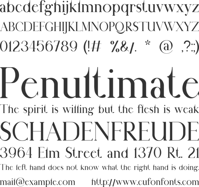 Blade Brotherhood font preview