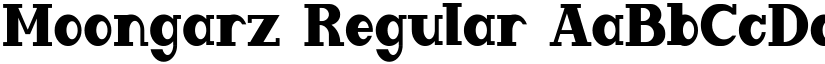 Moongarz Regular font