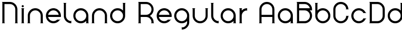 Nineland Regular font