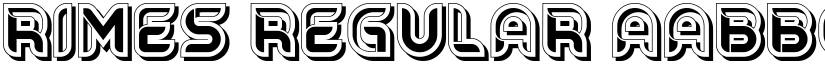 Rimes Regular font
