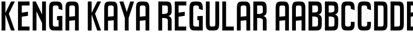Kenga Kaya font download