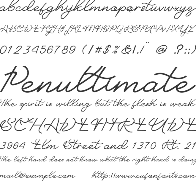 Neon Bines font preview