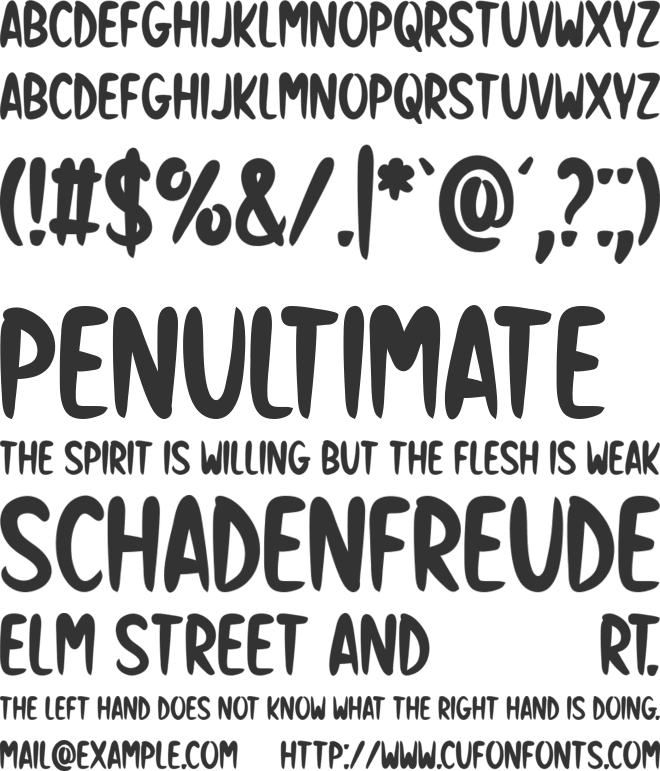 Spooky Haunt font preview