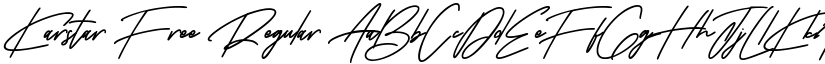 Karstar Free Regular font