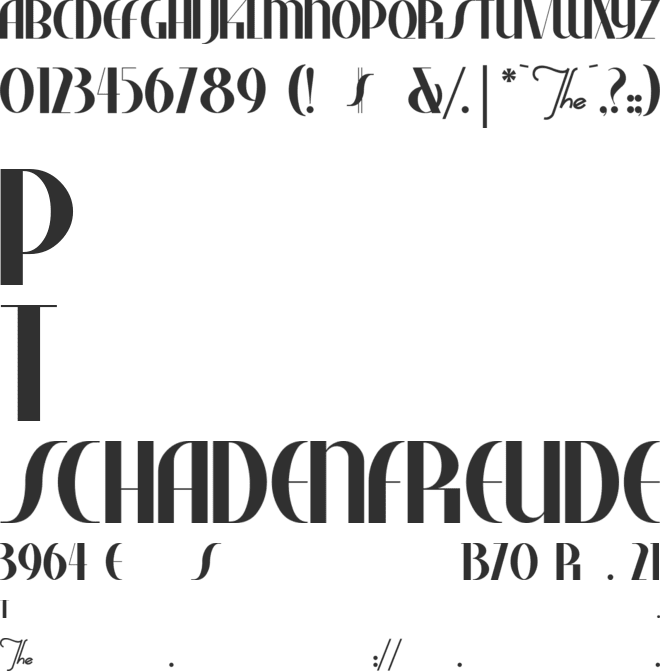 Studebaker font preview