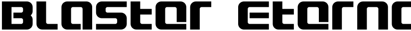 Blaster Eternal font