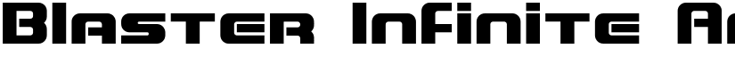 Blaster Infinite font