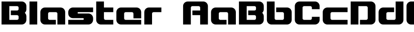 Blaster font