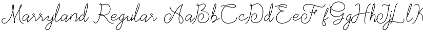 Marryland font download